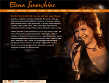 Tablet Screenshot of elenasonenshine.cz